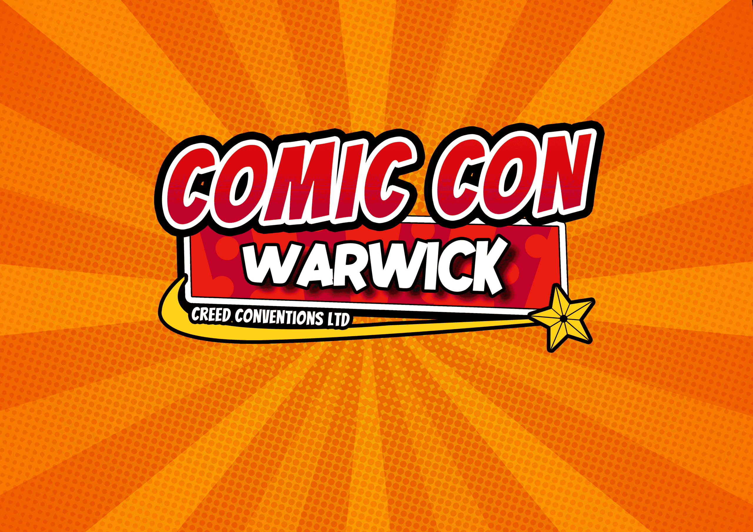 Comic Con Warwick event logo design